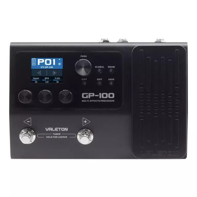 Multieffekt VALETON GP-100 Prozessor Expression-Pedal Gitarre Zubehör SEHR GUT