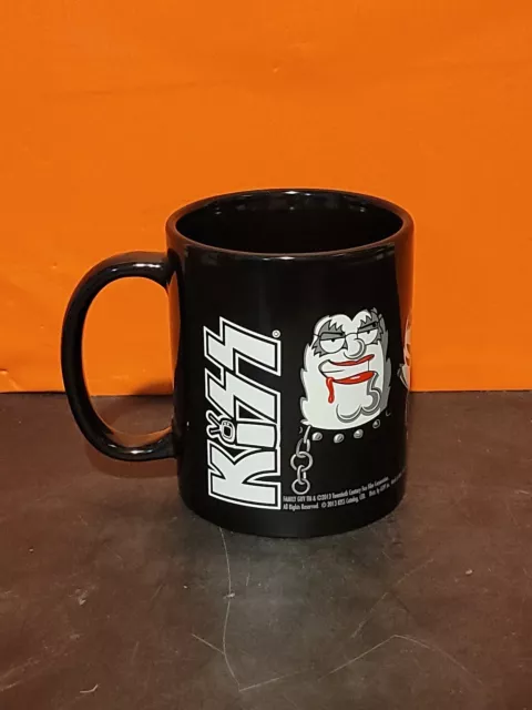 2013 Black Family Guy Kiss Rock Band Coffee Mug Cup ~ Stewie Peter Lois Brian