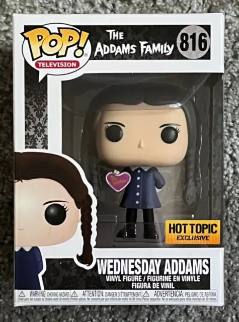 Funko Pop! TV - Wednesday Addams #198 THE ADDAMS FAMILY Hot Topic Exclusive