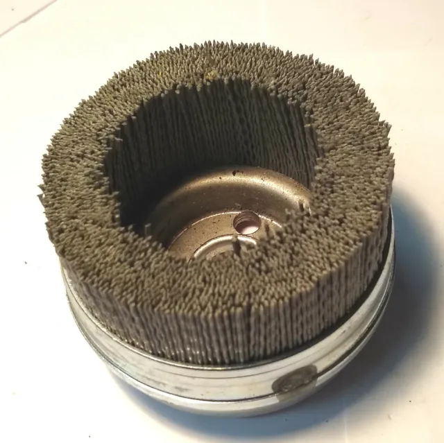 3-1/2" Diameter 7/8 Hole Brush Nylon SILICON CARBIDE Bristle Cup wheel 90mm