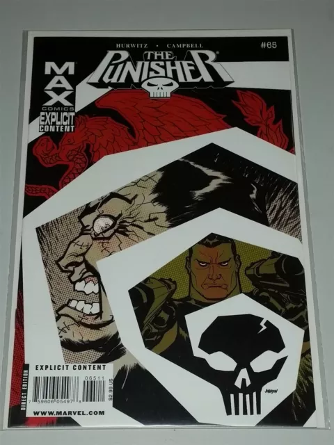 Punisher #65 Marvel Max Comics February 2009 Nm (9.4)