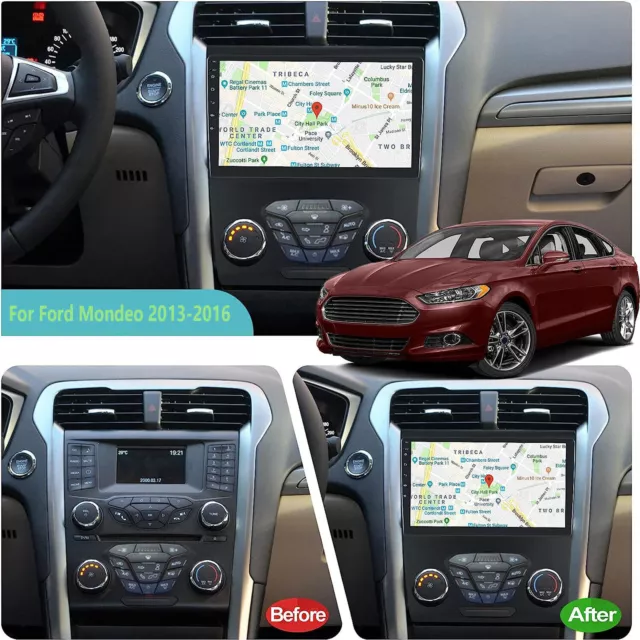 CARPLAY CAR STEREO FOR FORD FUSION MONDEO 2013-2016 ANDROID 12.0 GPS Navi RADIO