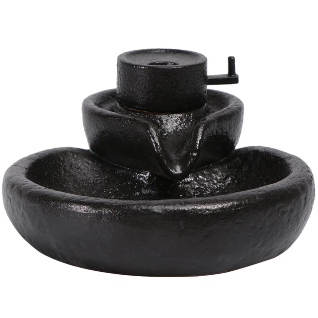 1 pz bruciatore incenso retrò ceramica riflusso cono incenso cascata incenso