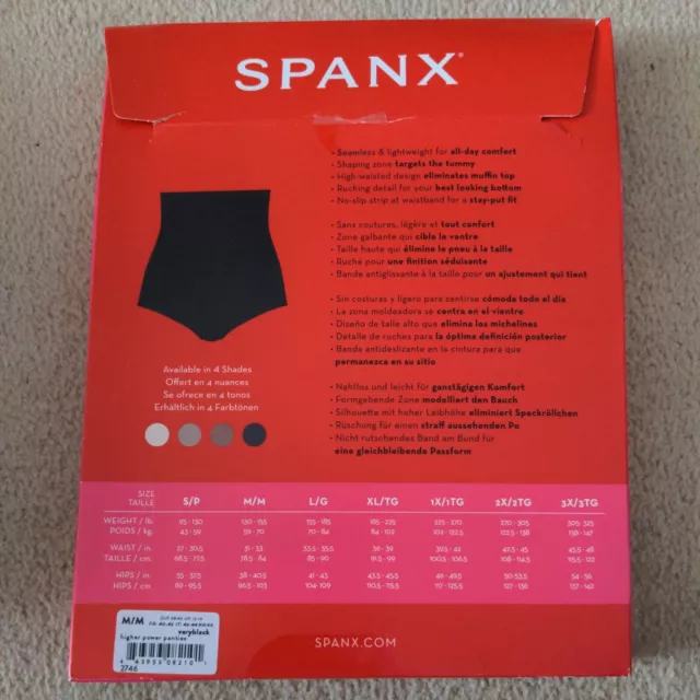 BRAND NEW SPANX Size M Higher Power Shape Panties £3.99 - PicClick UK