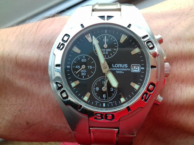 Montre Vintage Seiko Magic Hands SFA033J Sports Timer - Mouvement Quartz Années 90 - Neuf Étiqueté
