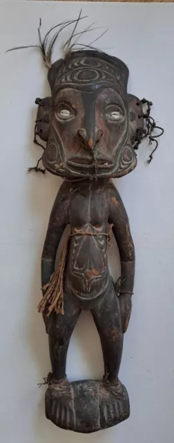 Statue En Bois - Papouasie Nouvelle Guinée