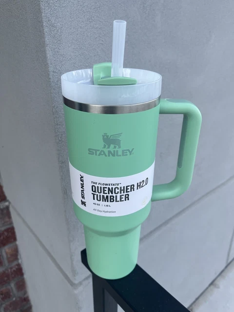 Stanley 40oz JADE NEW COLOR Tumbler Cup Quencher H20 Flowstate **SHIPS TODAY**