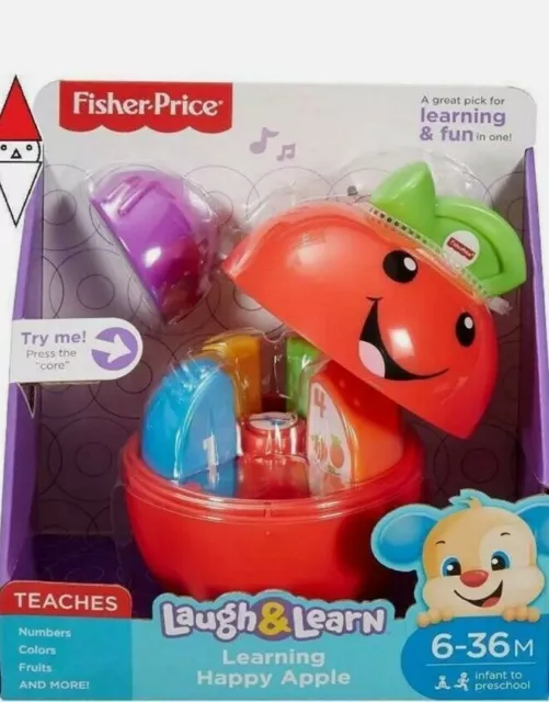 Jouet Fisher Price Bébé Pomme Apprendre Avec Moi 6-36 Mois DYY28