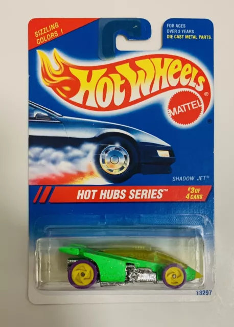 Vintage Hot Wheels Shadow Jet Green  Sealed