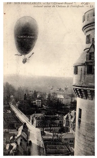 AVIATION - le clement Bayard au dessus de Pierrefonds