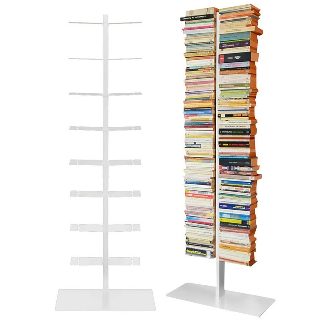 Bücherregal Radius Booksbaum 1 Standregal weiss gross ca.170 cm Büroregal