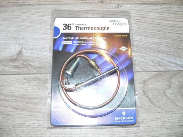White Rodgers 36" Universal Thermocouple P/N H06E-36~New in Sealed Package