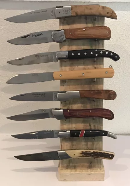 Présentoir en bois - 1 couteau personnalisable - UnikKdo