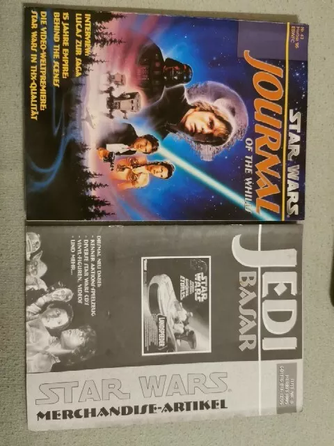 ESWFC Star Wars Magazin "Journal Of The Whills" Nr. 47 & Jedi Basar Nr. 8 (1995)