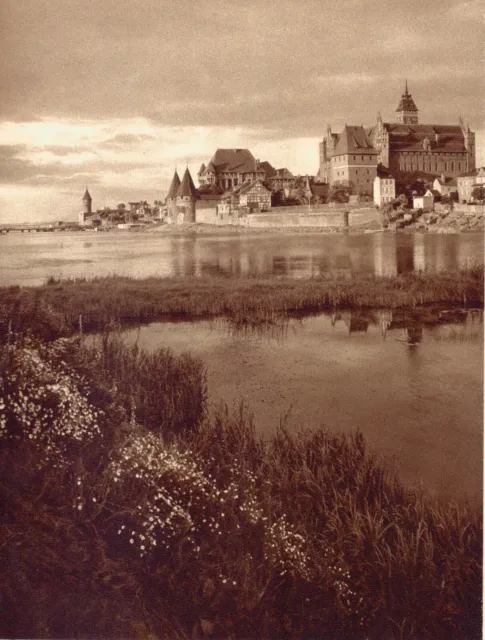 Die Marienburg/ Malbork am Nogat (Westpreußen) 1930