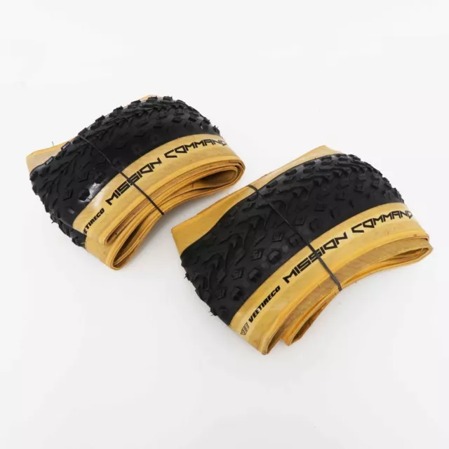 Vee Rubber 26x4.0 Mission Command Tubeless TLR Fat Tire Black/Tan 1 or 2 Tires