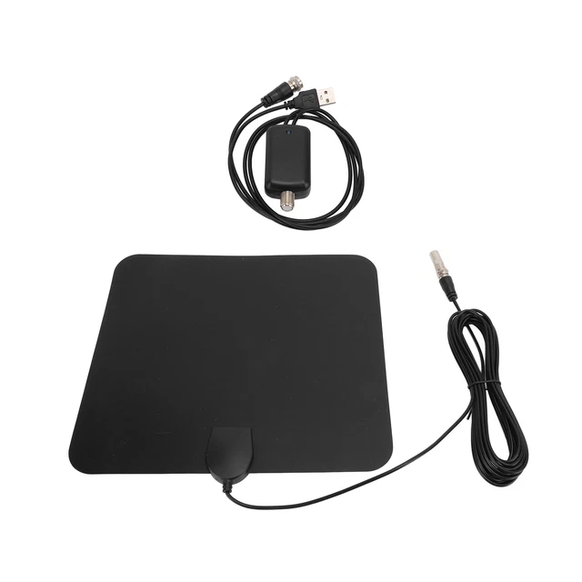 Amplified HD TV Antenna Plug And Play Transparent TV Antenna Strong Grip 25dbi