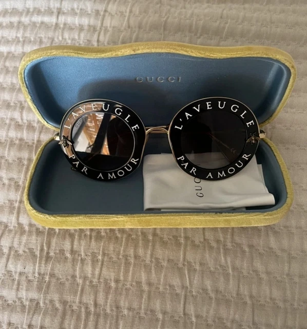 GUCCI THE BLIND For Love Sunglasses In Perfect Condition 216.63