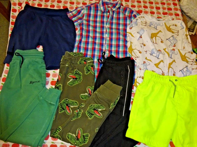 Pacchetto vestiti ragazzi primavera estate età 8-9 anni jogger bauli nuoto pigiama H&M