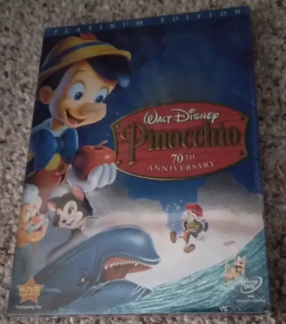 DISNEY Pinocchio (Two-Disc 70th Anniversary Platinum Edition) DVD