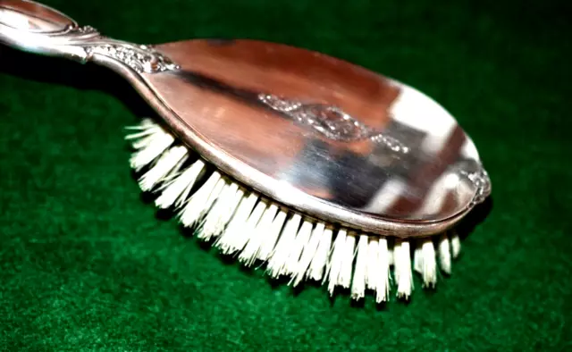 R. Wallace & Sons Sterling Silver Hair Brush very clean and beautiful. 3