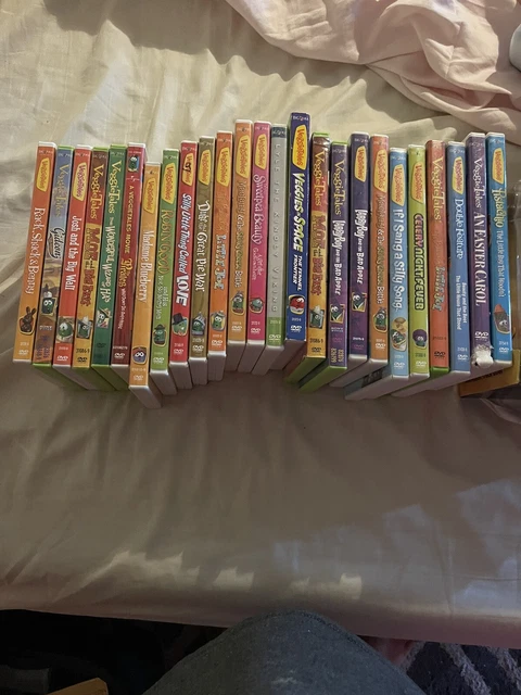 25 VEGGIE TALES DVD Lot Movies Bible Lessons Religion VeggieTales 25-veggie-tales-dvd-lot-movies-bible-lessons-religion-veggietales