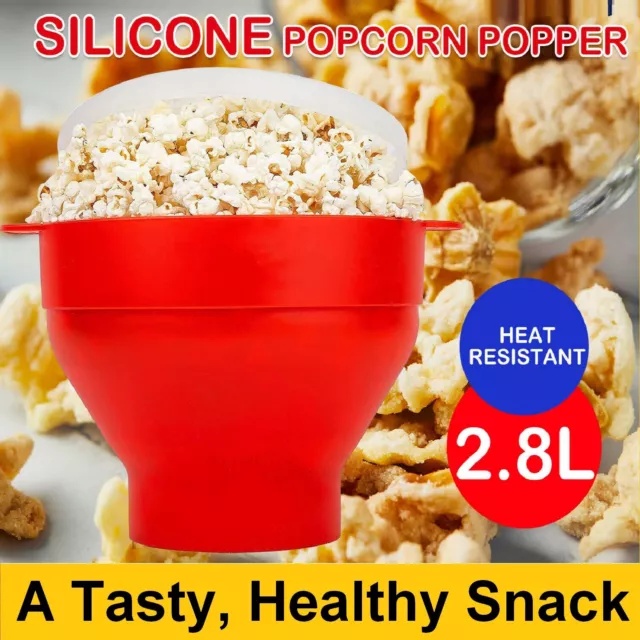 Popcorn Maker Microwave Bowl Home Pop Corn Popper Popping Machine Cooker Snack