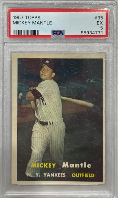 1957 Topps Mickey Mantle #95 PSA 5