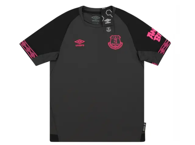 Camicia da calcio Everton per bambini (taglia 9-10y) Umbro Away Top - Andre Gomes - Nuova