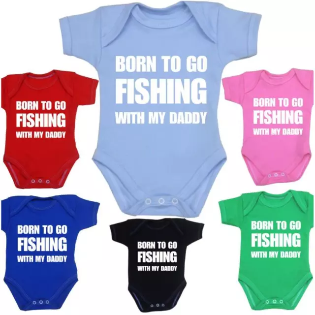 BabyPrem Baby Clothes Funny FISHING Bodysuit One-Piece Vest Shower Gifts Slogan