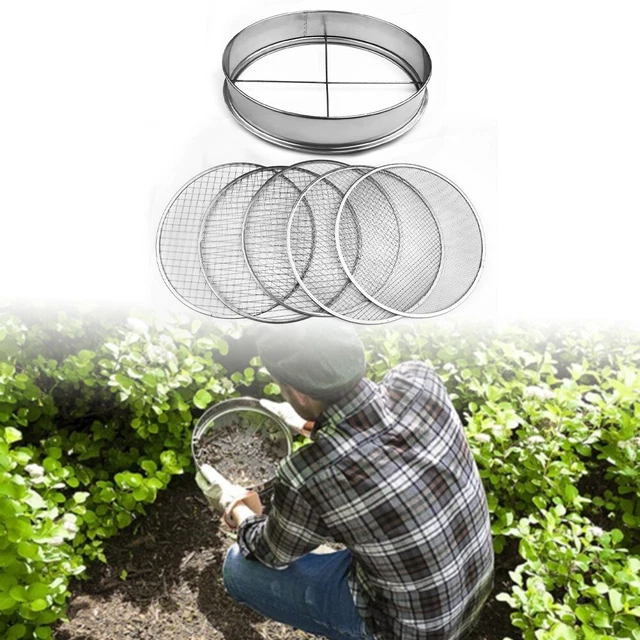 SOL TAMIS JARDIN Outils Tamis Cadre Tamis Maille Acier Inoxydable EUR