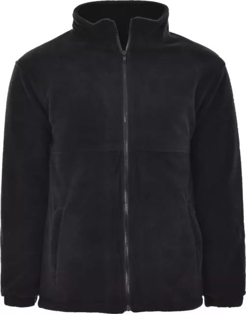 Mens Lightweight Fleece Heavy Duty Zip Work Jacket Summer Unisex