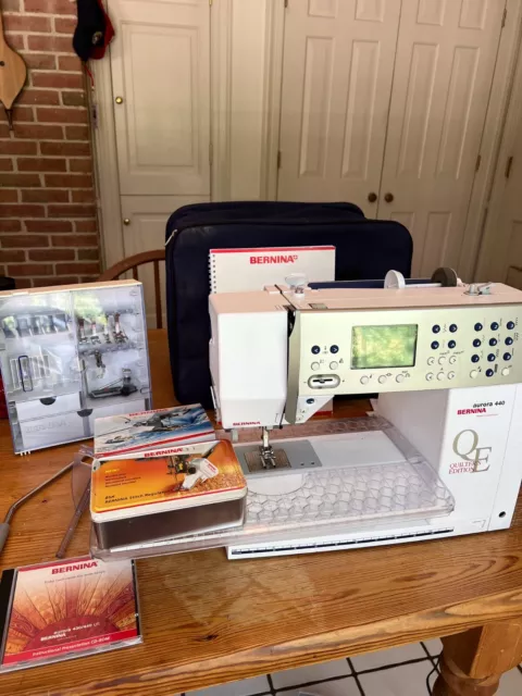 Bernina 440 QE Sewing Machine with accessories