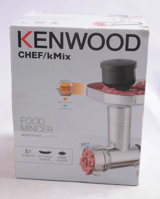 KENWOOD CHEF FOOD Mincer Attachment KAX950ME (HEX fitting) £64.95