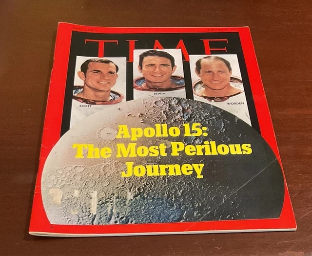 Time In England TIME MAGAZINE - Apollo 15 The Most Perilous Journey August 9, 1971 £8. ...