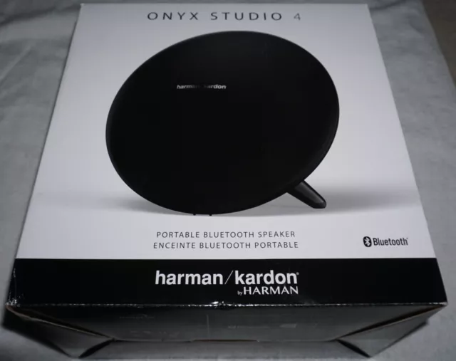 Harman Kardon Onyx Studio 4 Portable Bluetooth Speaker Black Factory Sealed NEW