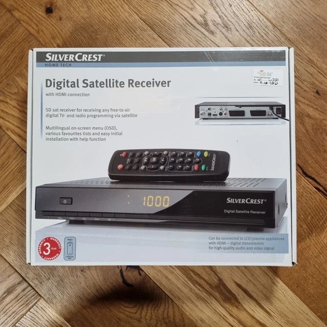 SILVERCREST DIGITAL SATELLITE Receiver SSR 576 A1 £29.99 PicClick UK