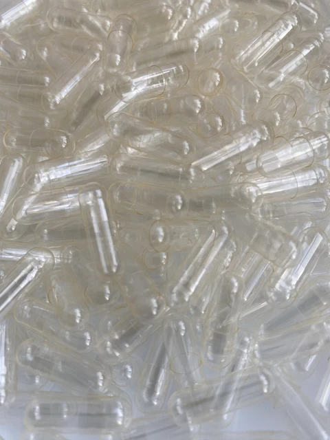 HPMC/Pullulan/Halal capsule trasparenti vuote taglie 000, 00, 0, 1, 2 e 4