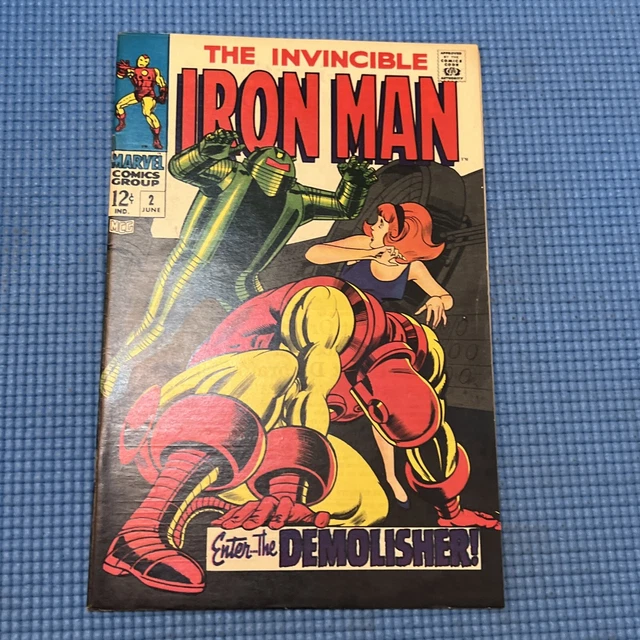 The Invincible Iron Man #2 - 1st app Janice Cord Marvel Comics Silver Age 1968 3