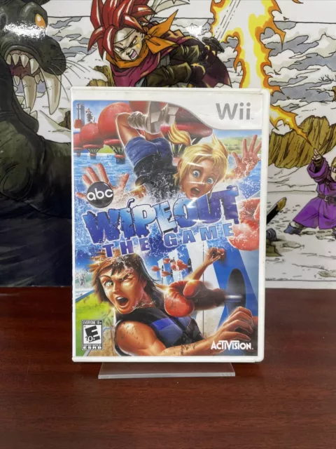 Nintendo Wii ABC Wipeout The Game  Video Game - Game & Case Te..  - Complete CIB