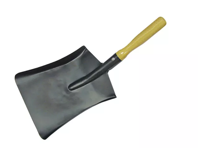 Faithfull Coal Steel Shovel Wooden Handle 230mm FAICOALS9