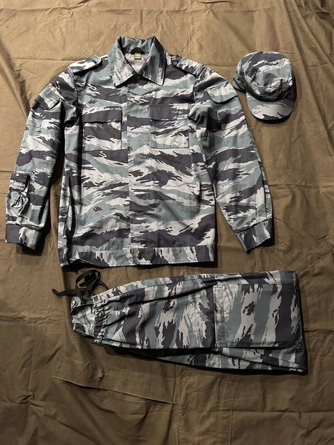 RUSSIAN NOCH 91M ANA Tactical Spetsnaz Suit Blue Kamysh Camouflage