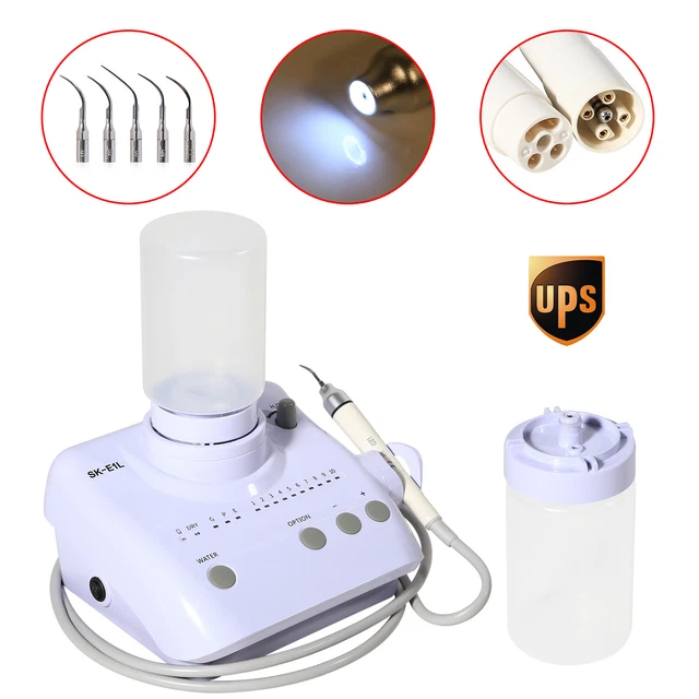 LED Dental Piezo Ultrasonic Scaler +Automatic Water Fit EMS Cavitron WOODPECKER