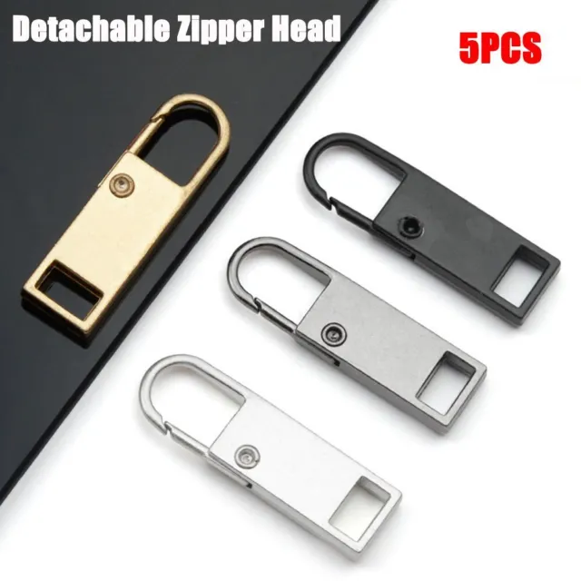 Sewing Kit Detachable Zipper Slider Metal Zip Zipper Pull Metal Zipper Head