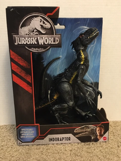 Masque Indoraptor Jurassic World – Rugit, Traque Laser, Lumière Rouge, Ajustable, Dès 4 Ans