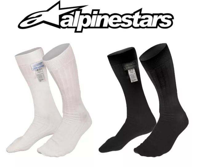 Alpinestars Course Chaussettes Nomex Fia 8856-2000 Idéal pour / Rally Black Ou