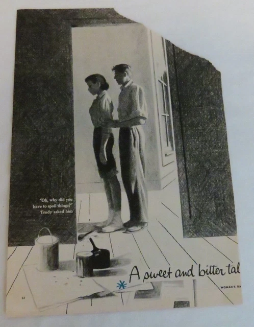 George Hughes Artist Illustration Magazine Clipping Why did you have to spoil