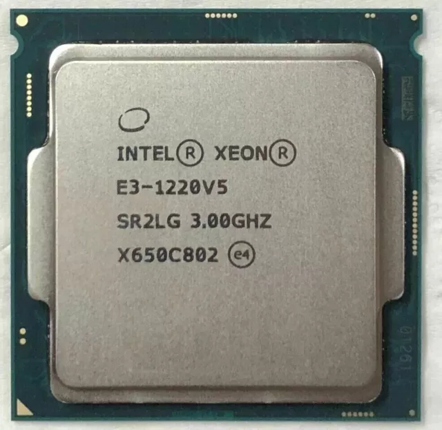 PROCESSEUR INTEL XEON E3-1220v5 SR2LJ 3.30GHZ SOCKET 1151