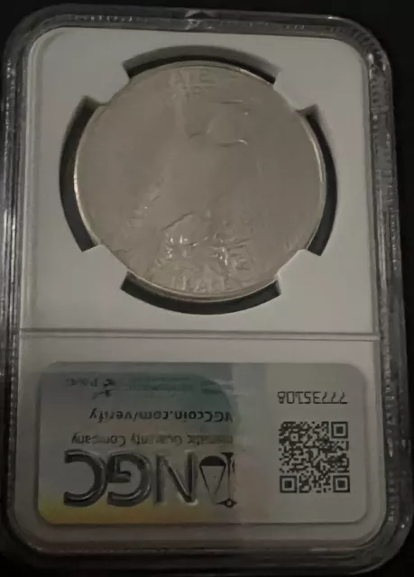 1923 S Ngc 💎💎Gem  Uncirculated Silver Peace Dollar Beautiful Coin 2