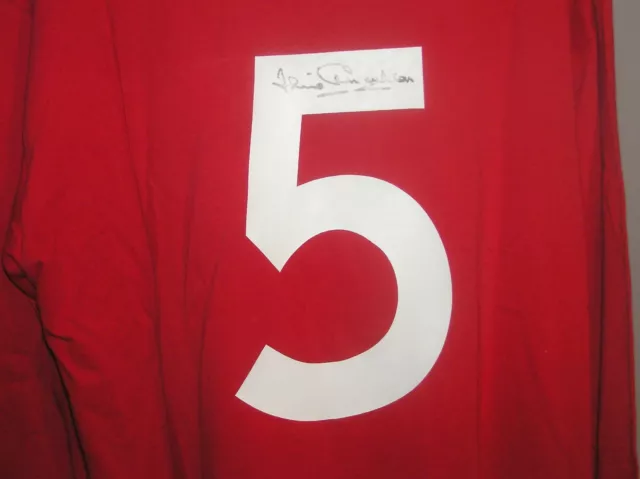 Leeds United Jack Charlton Signed England 1966 World Cup Final Replica Shirt